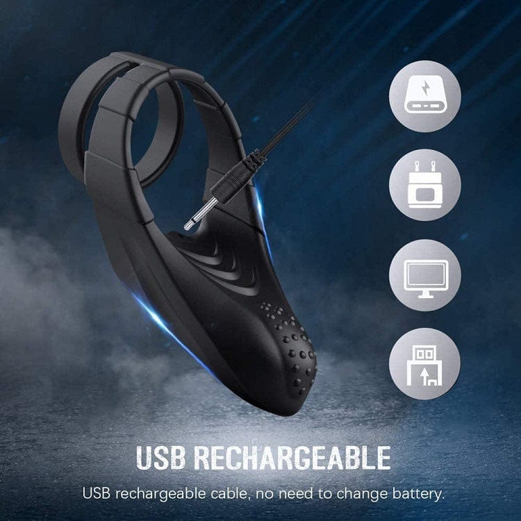 A-42 Perineum Vibrating Teaser ring with drop shape, designed for intimate stimulation and pleasure.