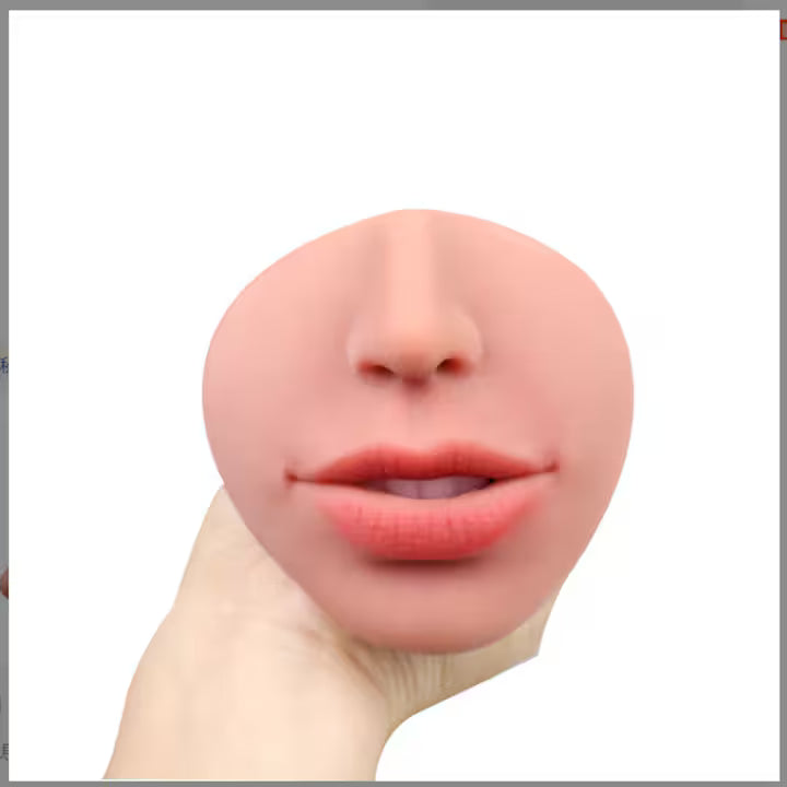 VelvetPeach DualHole Masturbator by A-56 with soft, realistic textured interior and dual openings for enhanced pleasure.
