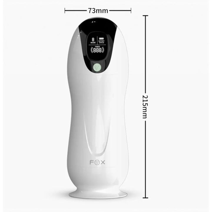 D-25 automatic masturbator "Tiefer Ozean" with realistic design, soft interior, and textured surface for enhanced pleasure.