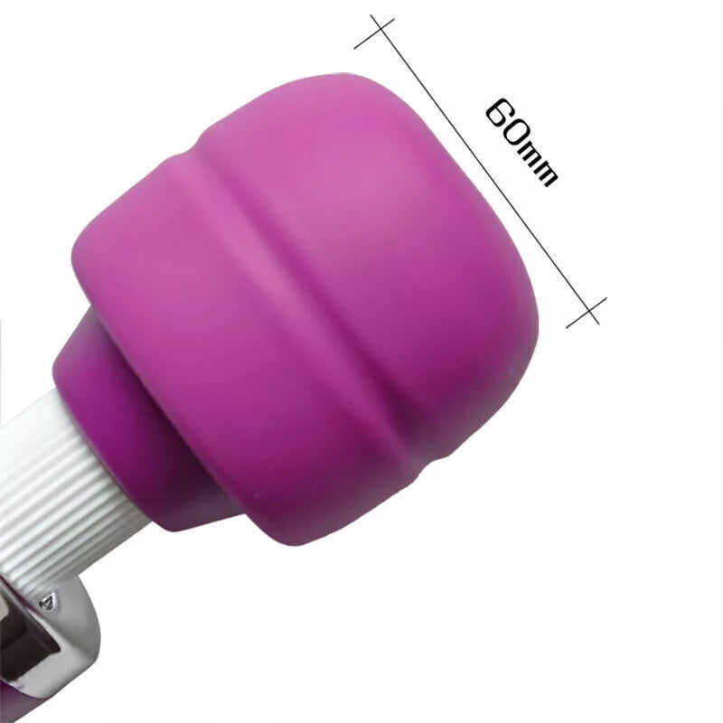 E-51 Magic Wand Mini vibrator with ergonomic handle and smooth silicone head, compact personal massager for discreet use