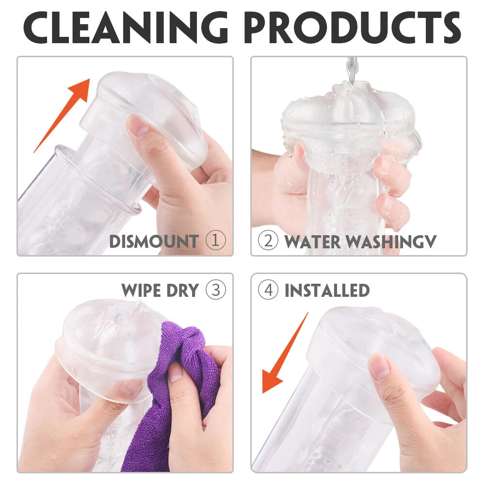 C-43 Roter Wirbel automatic masturbator with realistic design and textured interior for enhanced pleasure.