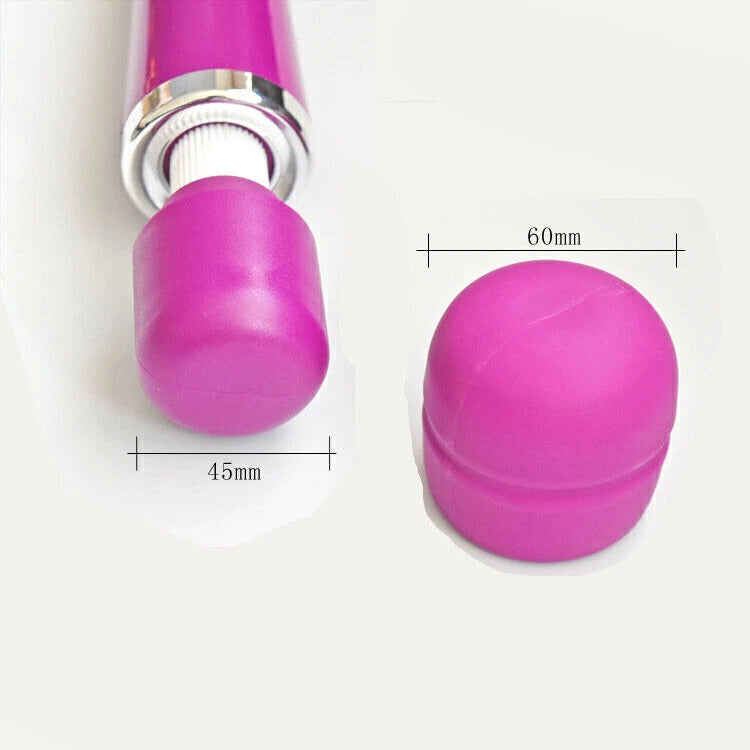 E-51 Magic Wand Mini vibrator with a compact, curved design and smooth surface for targeted stimulation.