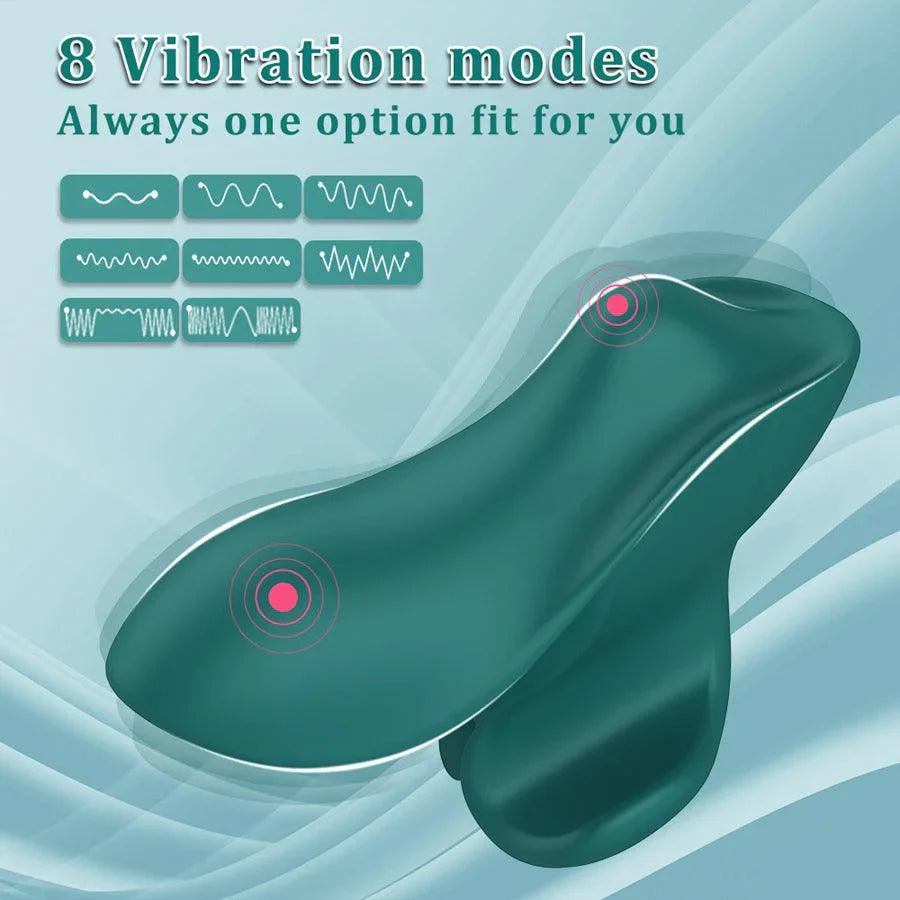 Soft silicone Mini-Vibrator "Schmetterlingsblätter" by E-26, designed for gentle stimulation and intimate pleasure.