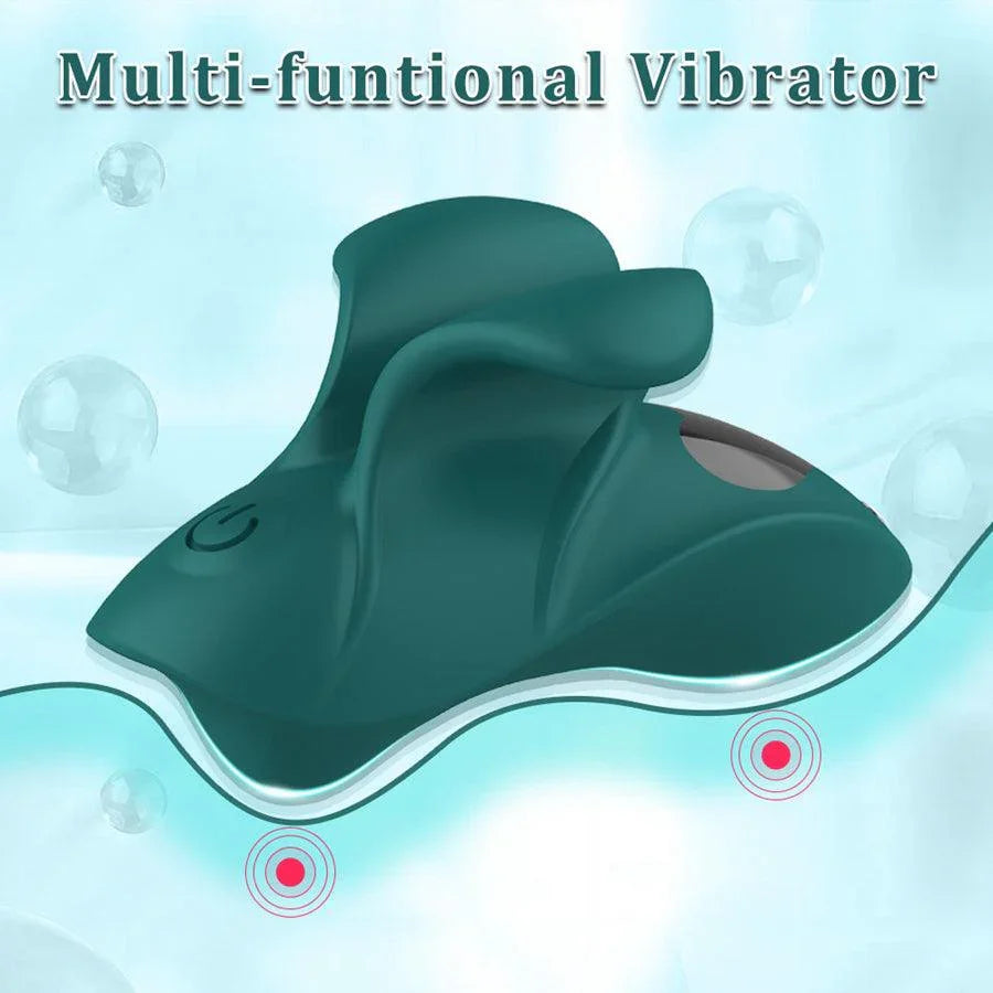 Soft silicone Mini-Vibrator "Schmetterlingsblätter" by E-26, designed for gentle stimulation and discreet pleasure.