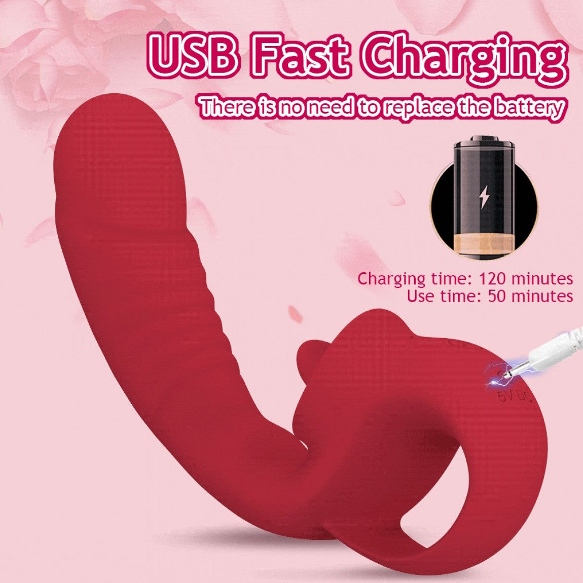 D-32 Ecstasy Tongue Teaser, a sleek metal oral pleasure device with textured surface for stimulation, shown on a neutral background